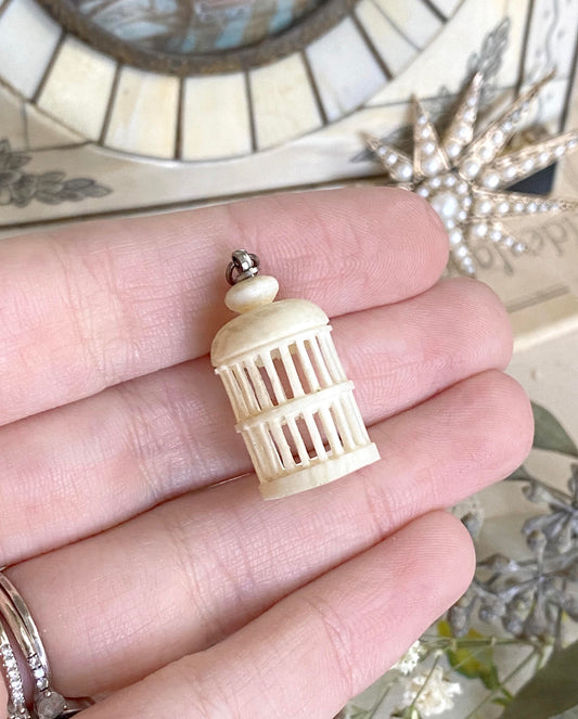 Antique Birdcage charm image 1