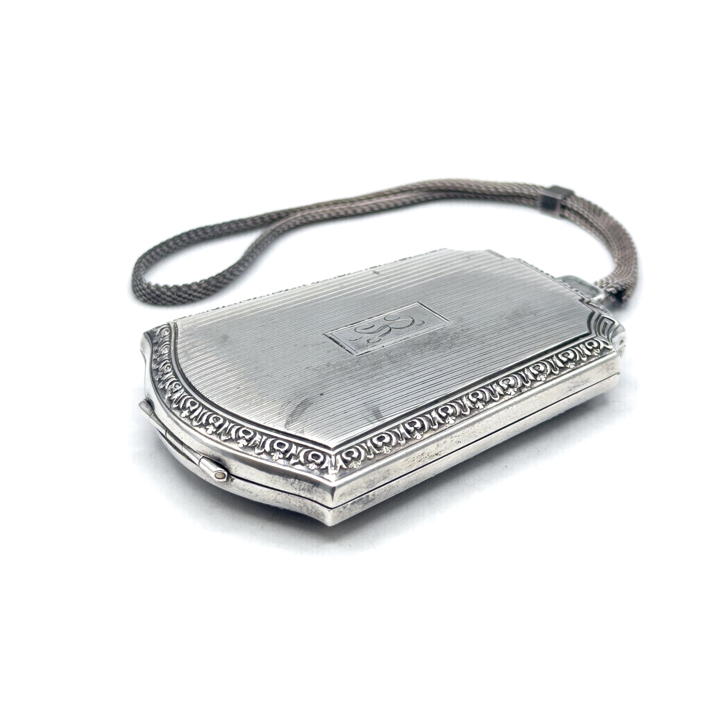 Art Deco Sterling Silver Compact Miniadure Purse