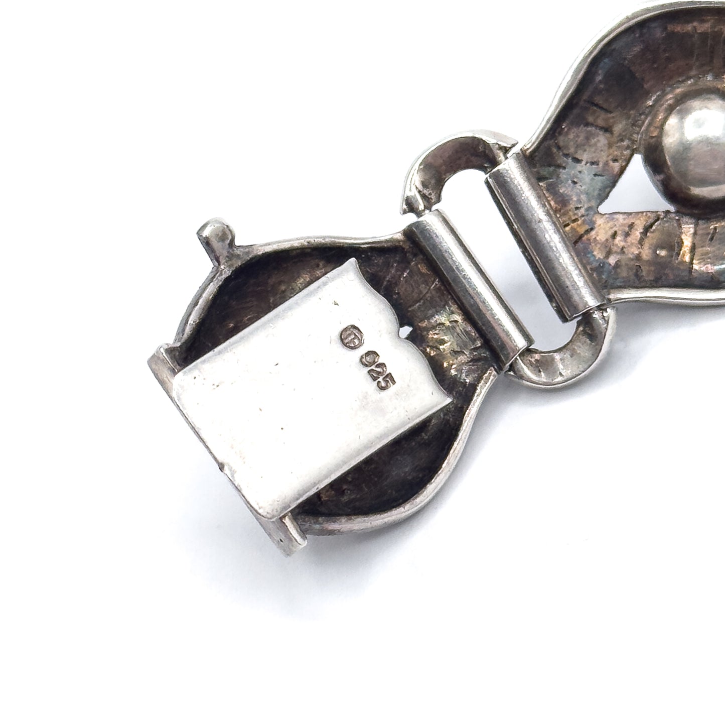 Art Deco Theodor Fahrner Pearl & Marcasite Bracelet in Sterling