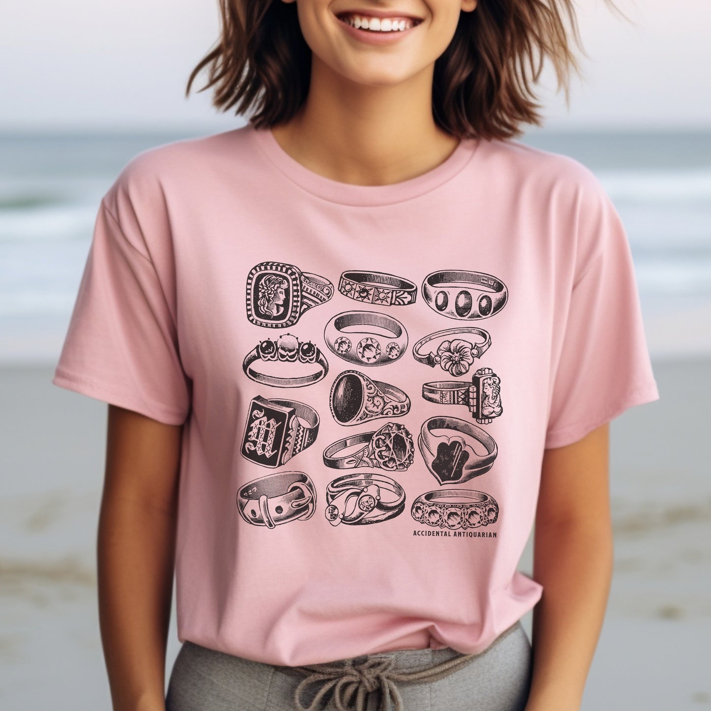 Victorian Rings Short Sleeve Tee Shirt