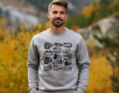 Victorian Rings Sweater Unisex image 4