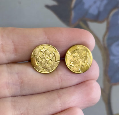 Vintage Mens Cufflinks Gold Tone vintage cufflinks