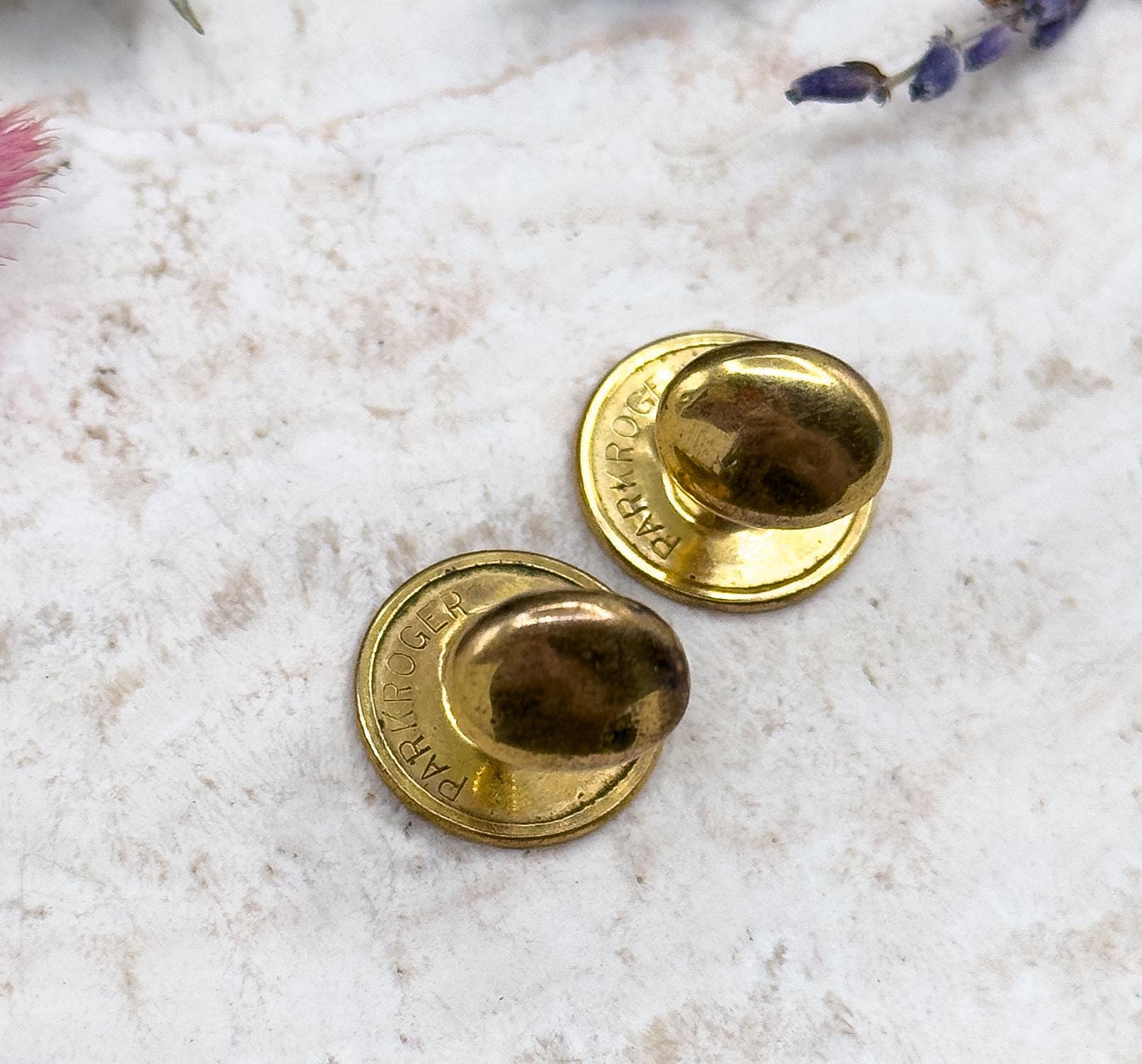 Vintage Mens Cufflinks Gold Tone vintage cufflinks