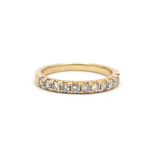 Estate Diamond Band in 14K Yellow Gold