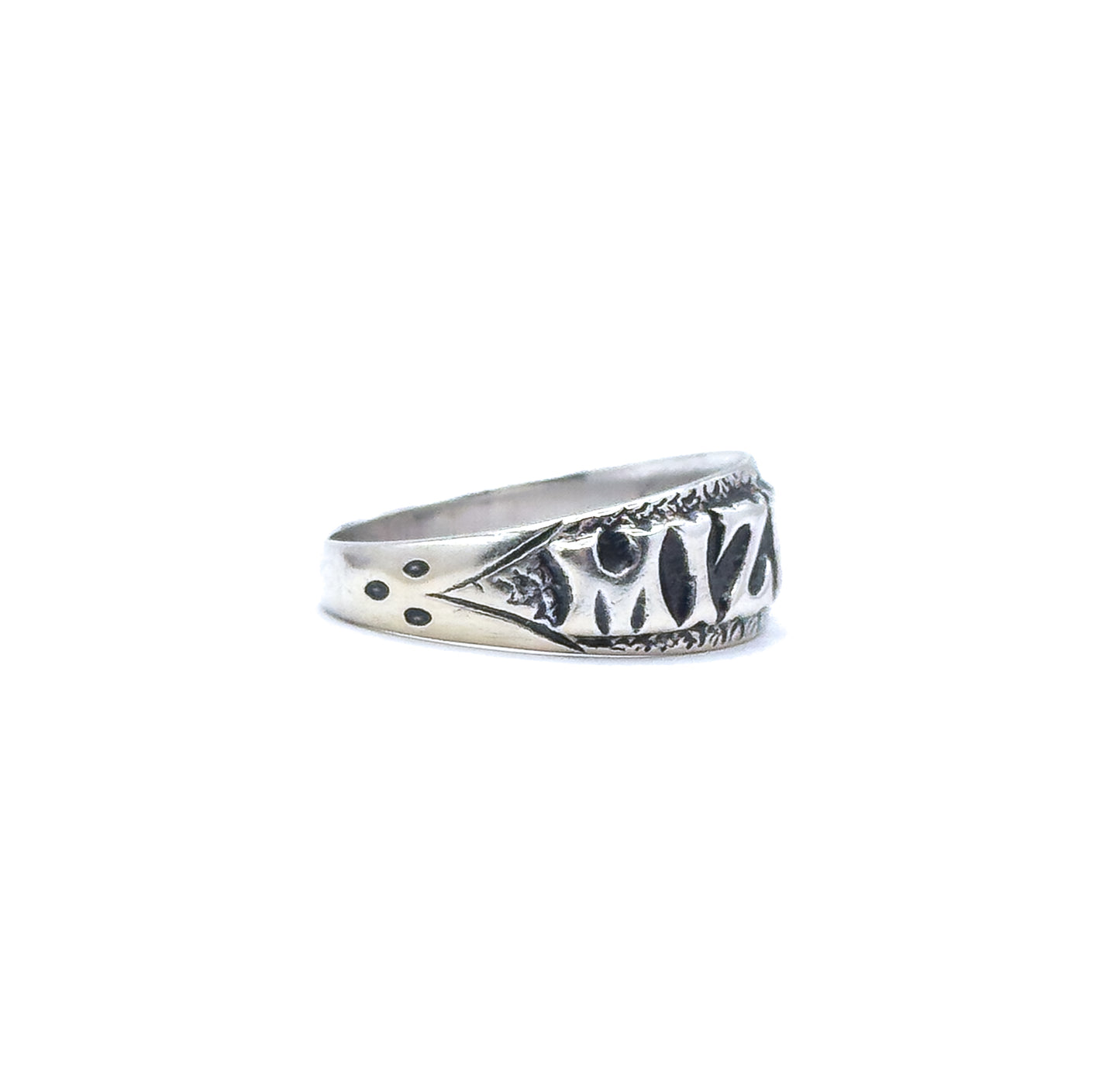 Vintage Mizpah Ring in Silver