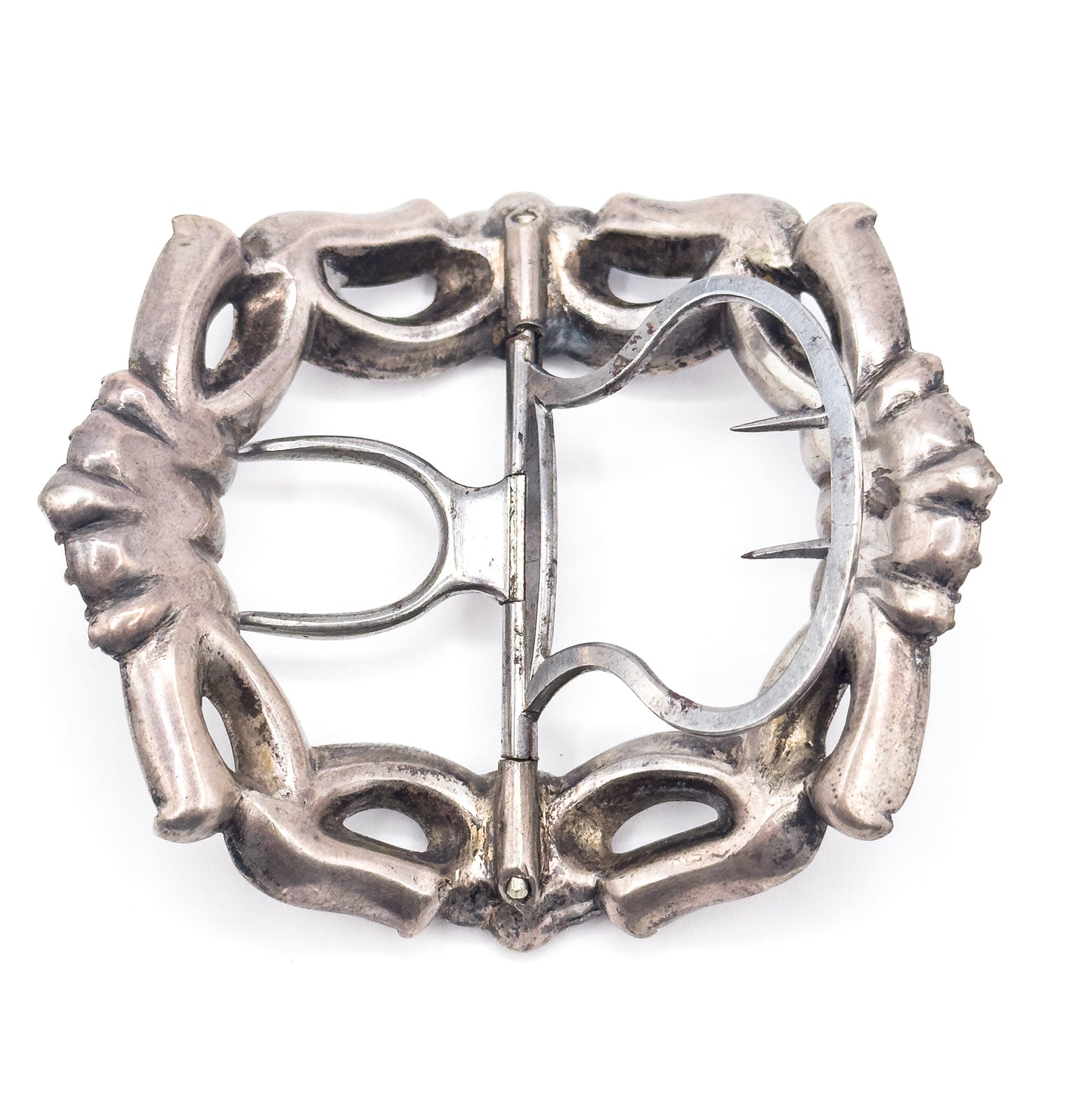Georgian Paste Glass Buckle in Silver