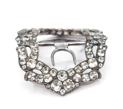 Georgian Paste Glass Buckle in Silver