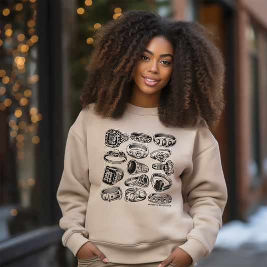 Victorian Rings Sweater Unisex image 1