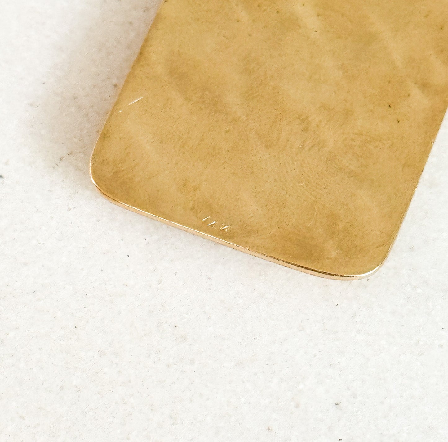 Unique Vintage Figure Pendant with Emerald & Diamonds in 14K Gold