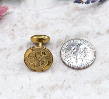 Vintage Mens Cufflinks Gold Tone vintage cufflinks