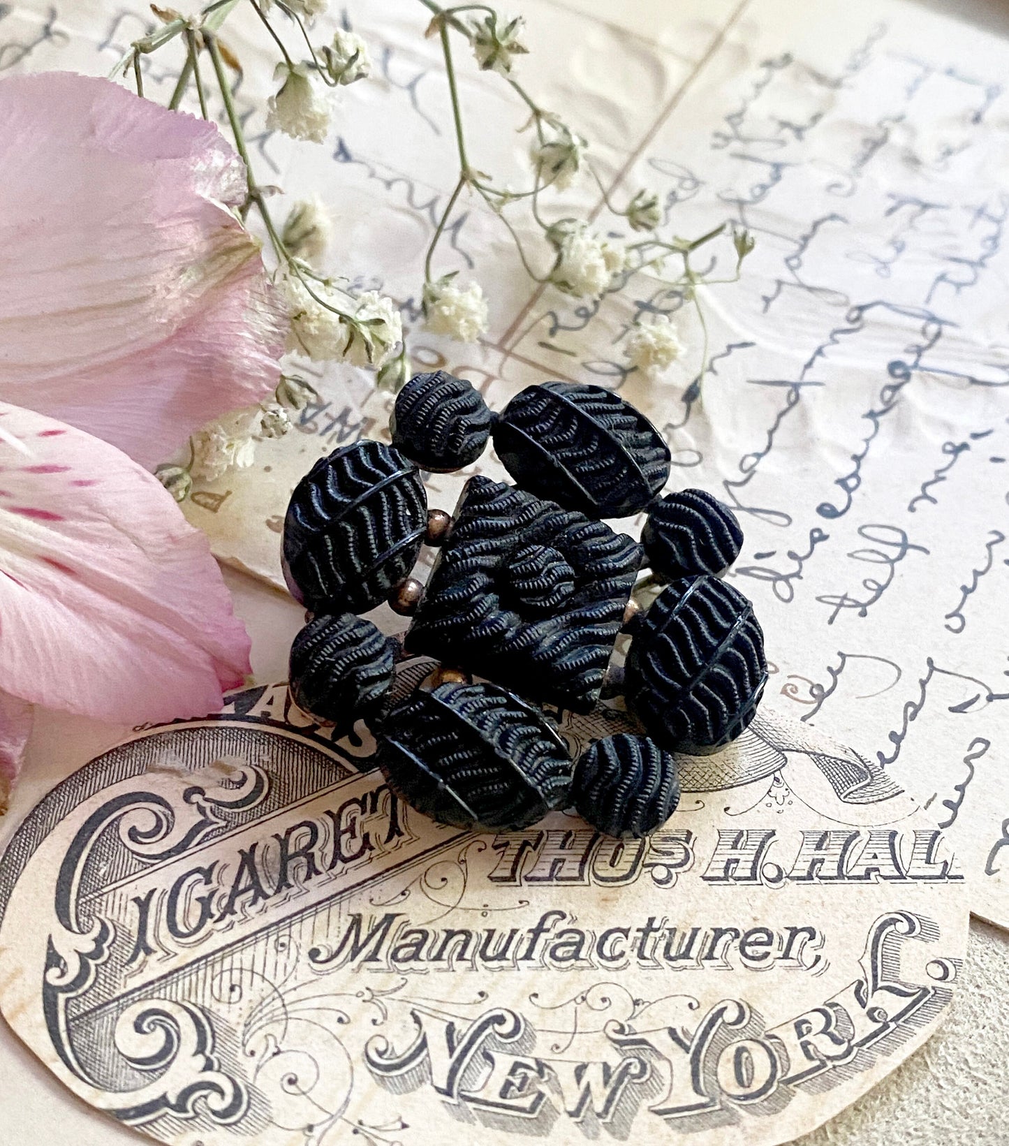 Antique mourning jewelry, Victorian Crepe stone mourning brooch, crepestone black brooch, vintage mourning, gift for goth girlfriend, 1800s