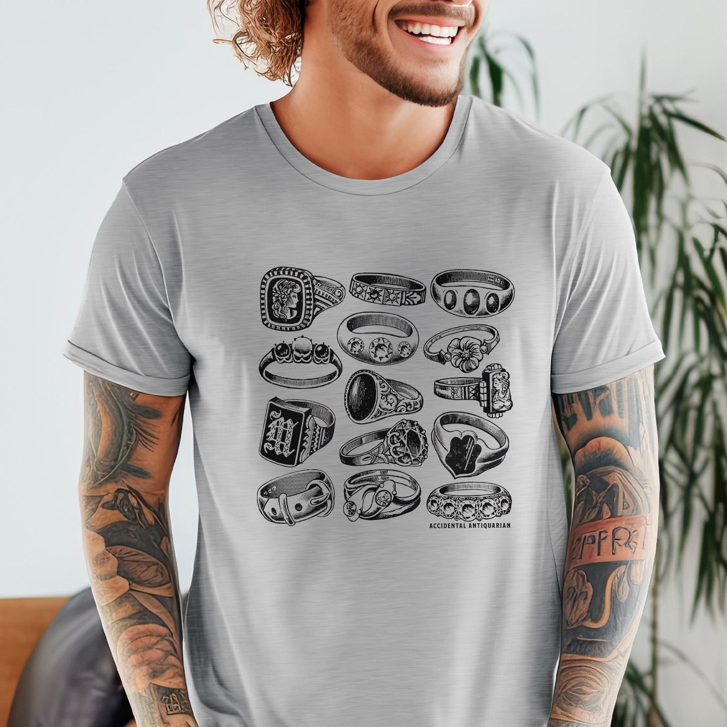 Victorian Rings Short Sleeve Tee Shirt
