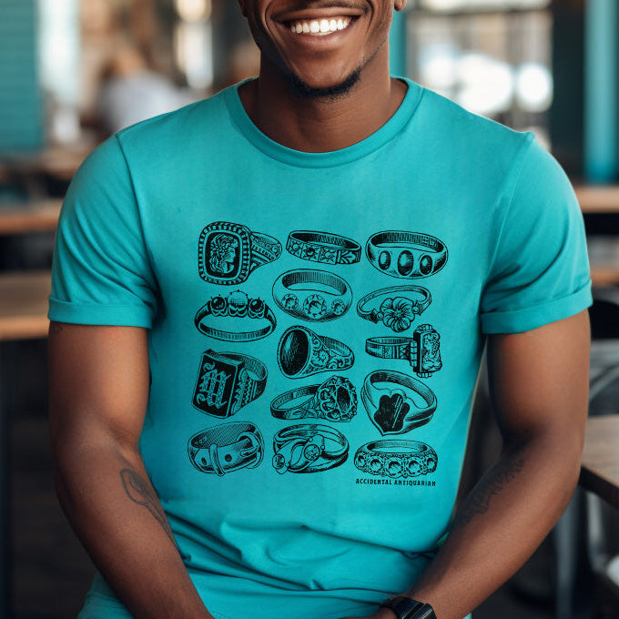 Victorian Rings Short Sleeve Tee Shirt