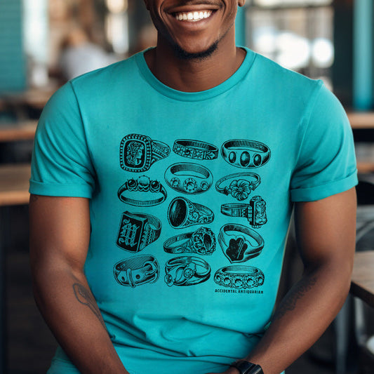 Victorian Rings Short Sleeve Tee Shirt