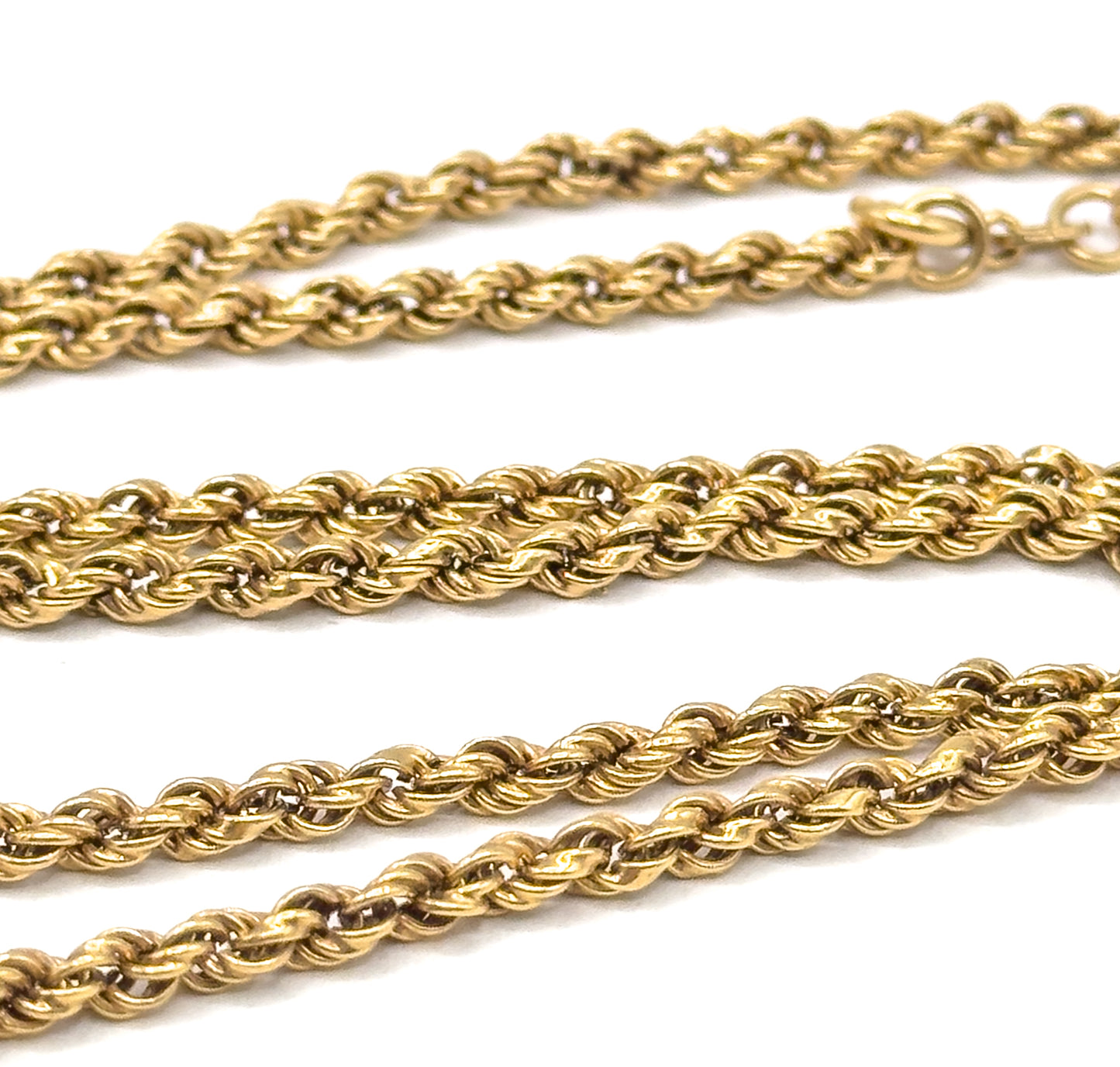 Vintage 18.25in Rope Chain in 14K Gold