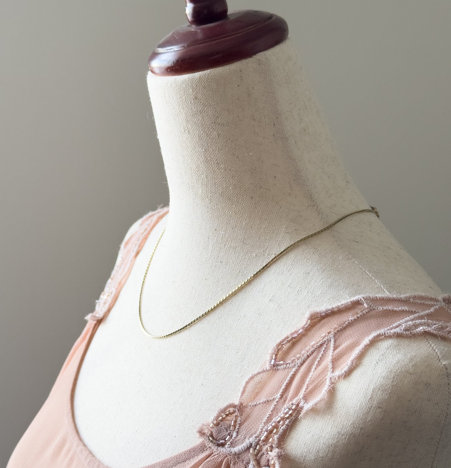 Vintage Dainty 18in S-Link Chain in 14K Gold