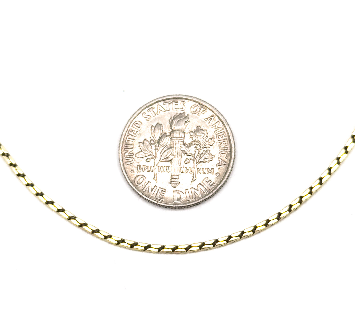 Vintage Dainty 18in S-Link Chain in 14K Gold