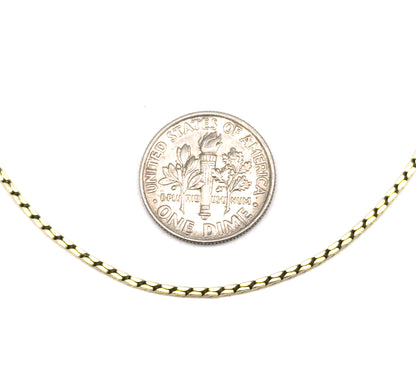 Vintage Dainty 18in S-Link Chain in 14K Gold