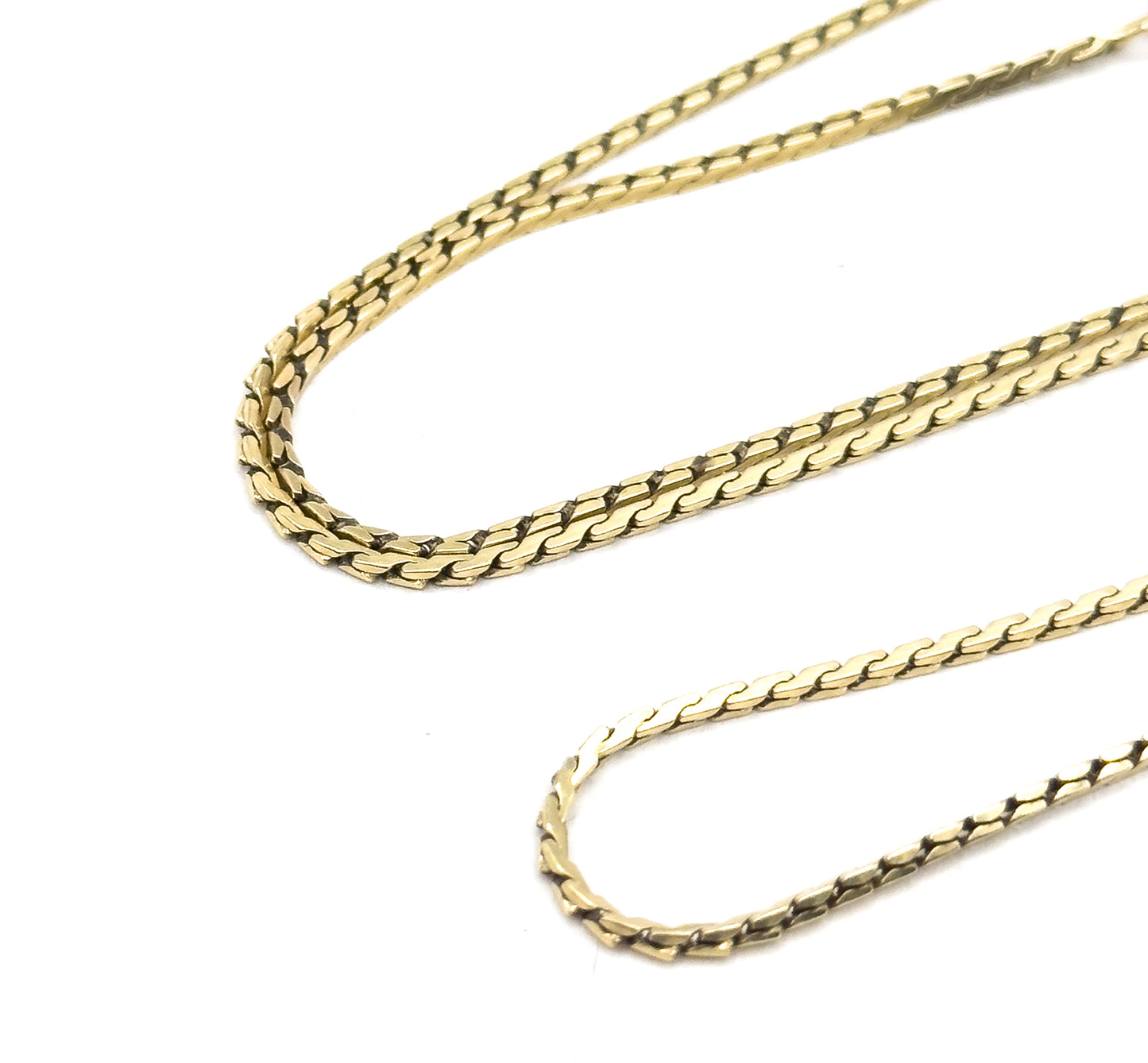 Vintage Dainty 18in S-Link Chain in 14K Gold