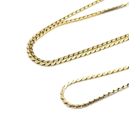 Vintage Dainty 18in S-Link Chain in 14K Gold