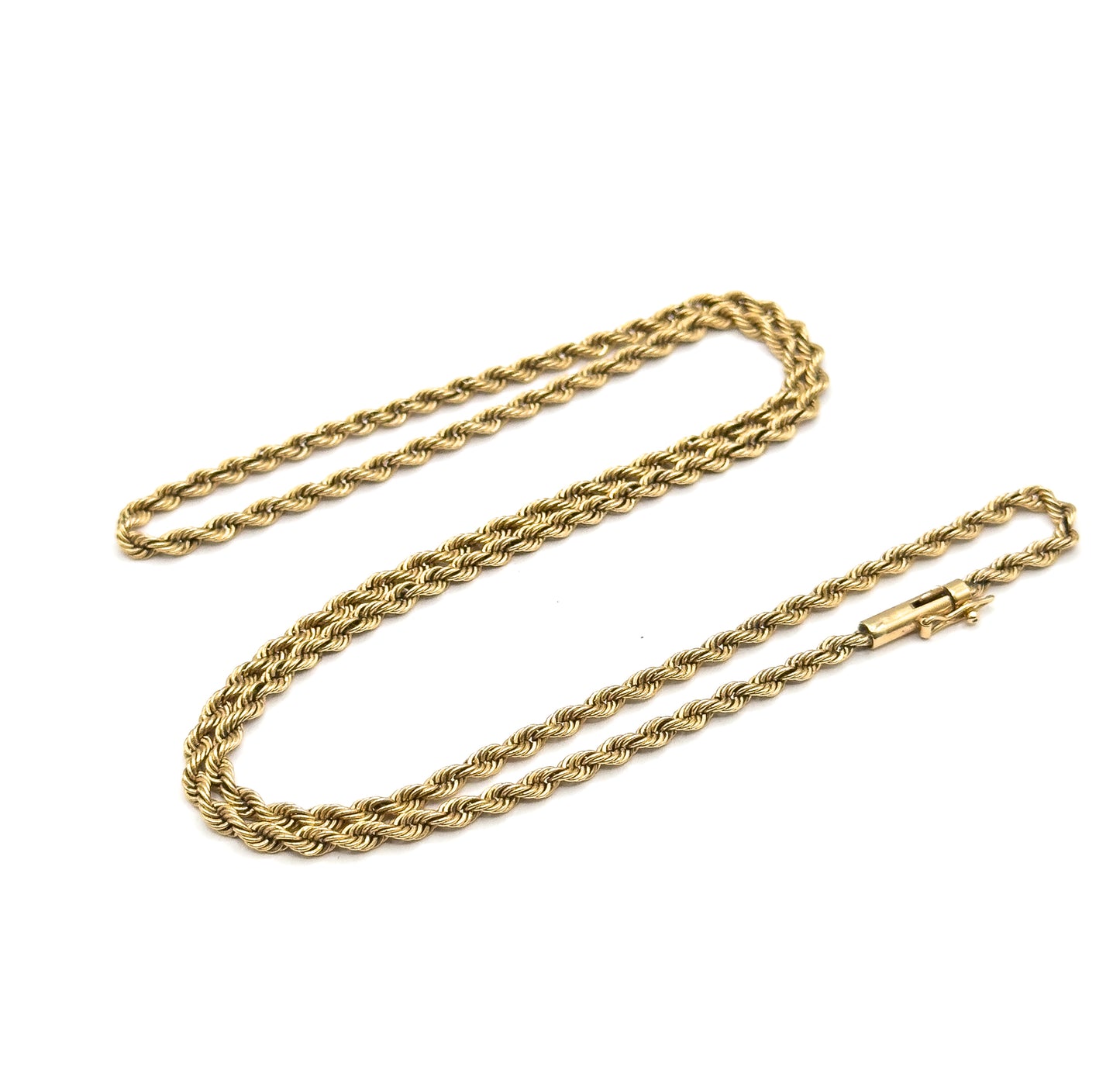 Vintage Rope Chain 21in in 14K Gold