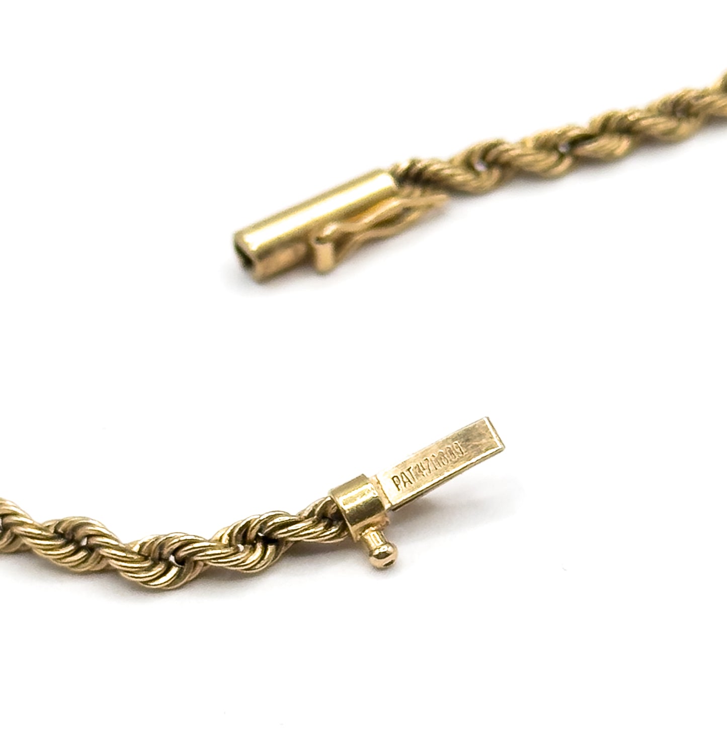 Vintage Rope Chain 21in in 14K Gold