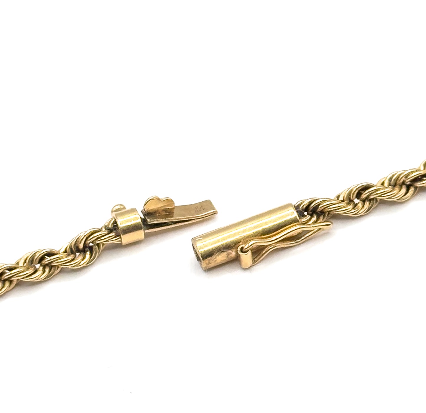 Vintage Rope Chain 21in in 14K Gold