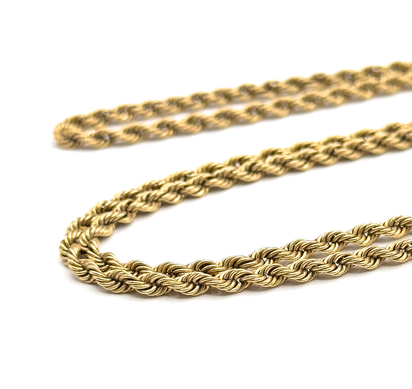 Vintage Rope Chain 21in in 14K Gold
