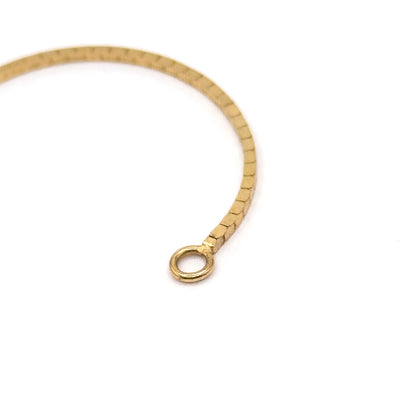 Vintage 18in Box Chain Necklace in 14K