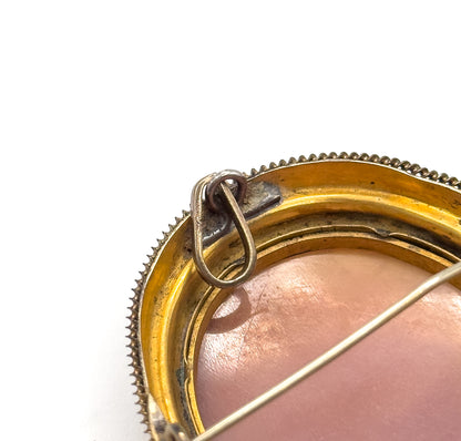 Victorian Etruscan Revival Cameo with Hunter