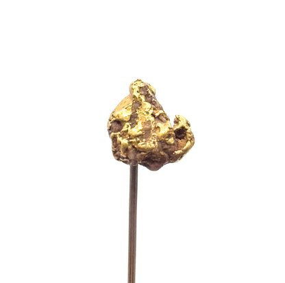 Antique Gold Rush Nugget Stickpin in Gold