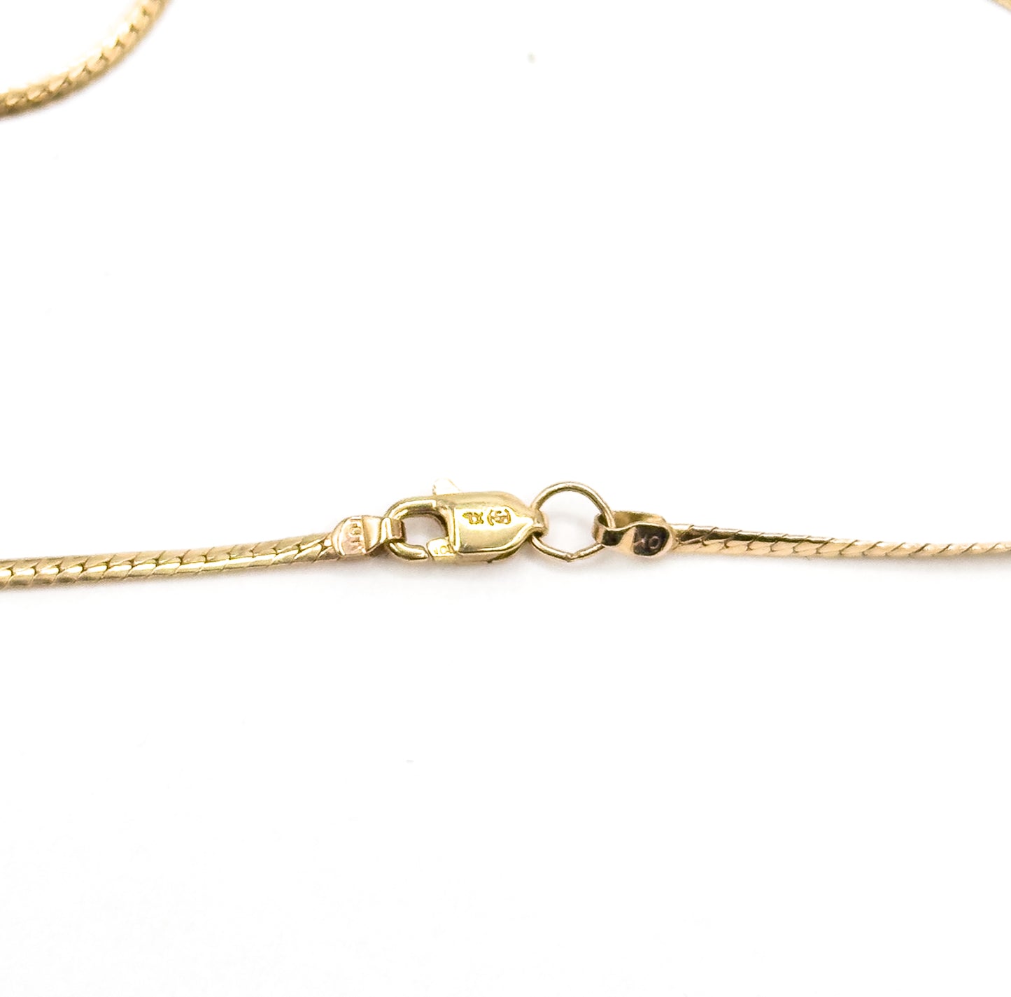 Late 20th Century Emerald & Diamond Bar Necklace in 10K Yellow Gold