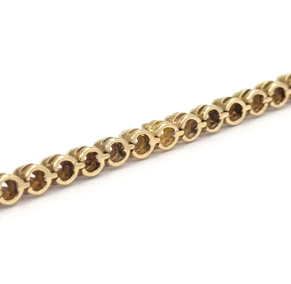 Vintage Diamond Tennis Bracelet in 14K Yellow Gold