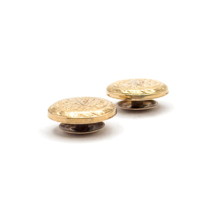 Victorian Circular Shirt Button Studs Cufflinks