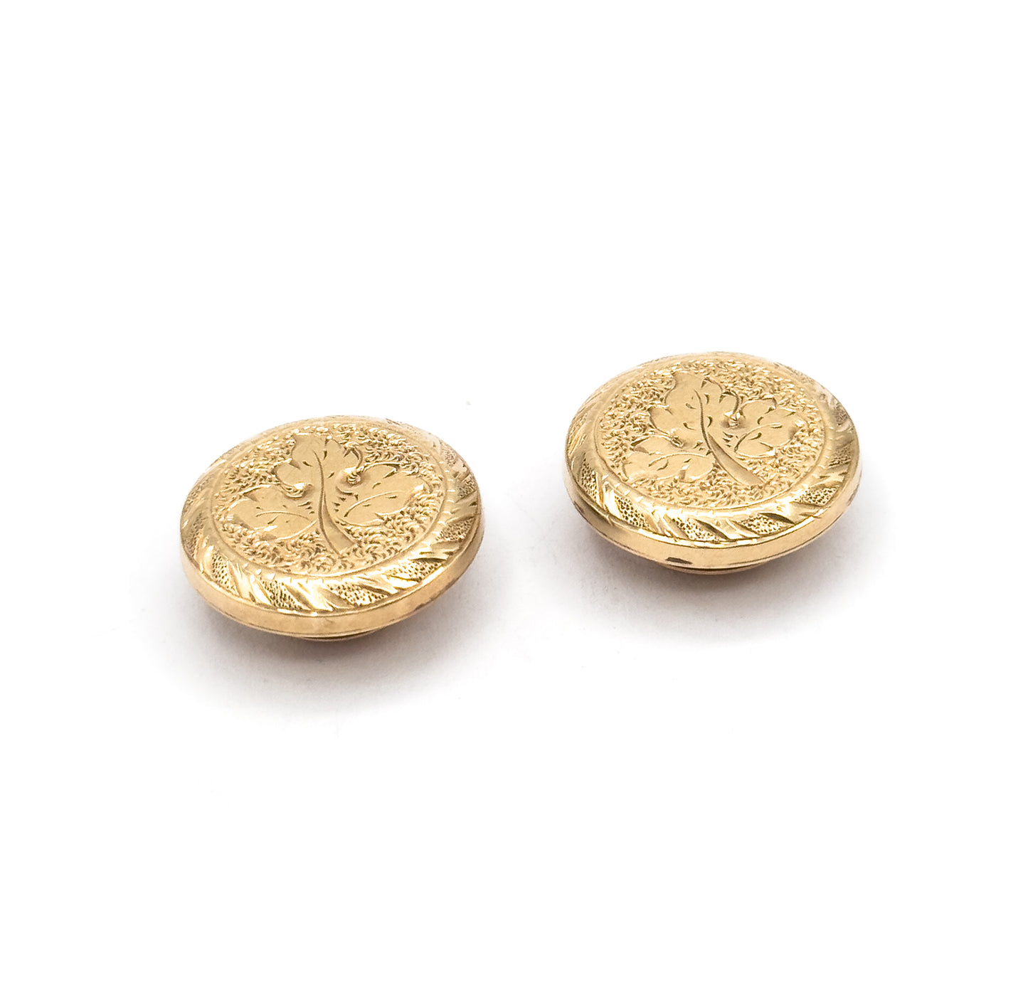 Victorian Circular Shirt Button Studs Cufflinks