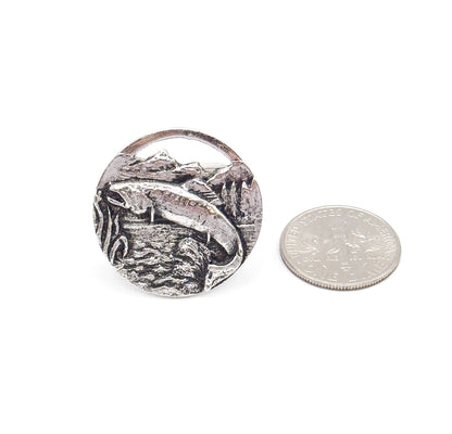 Vintage Silvertone Fish Cufflinkes