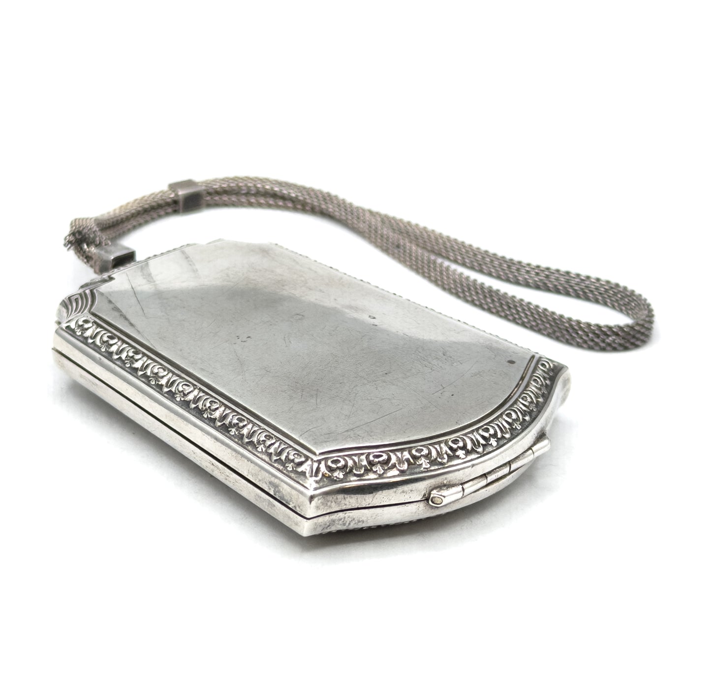 Art Deco Sterling Silver Compact Miniadure Purse