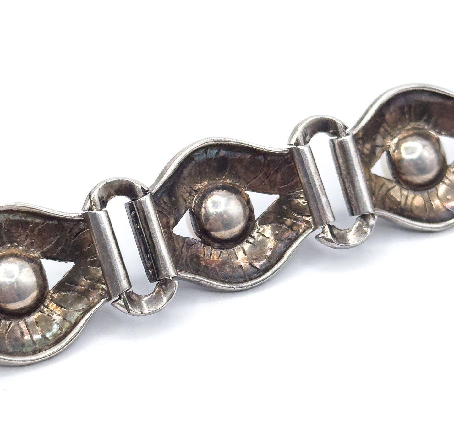 Art Deco Theodor Fahrner Pearl & Marcasite Bracelet in Sterling