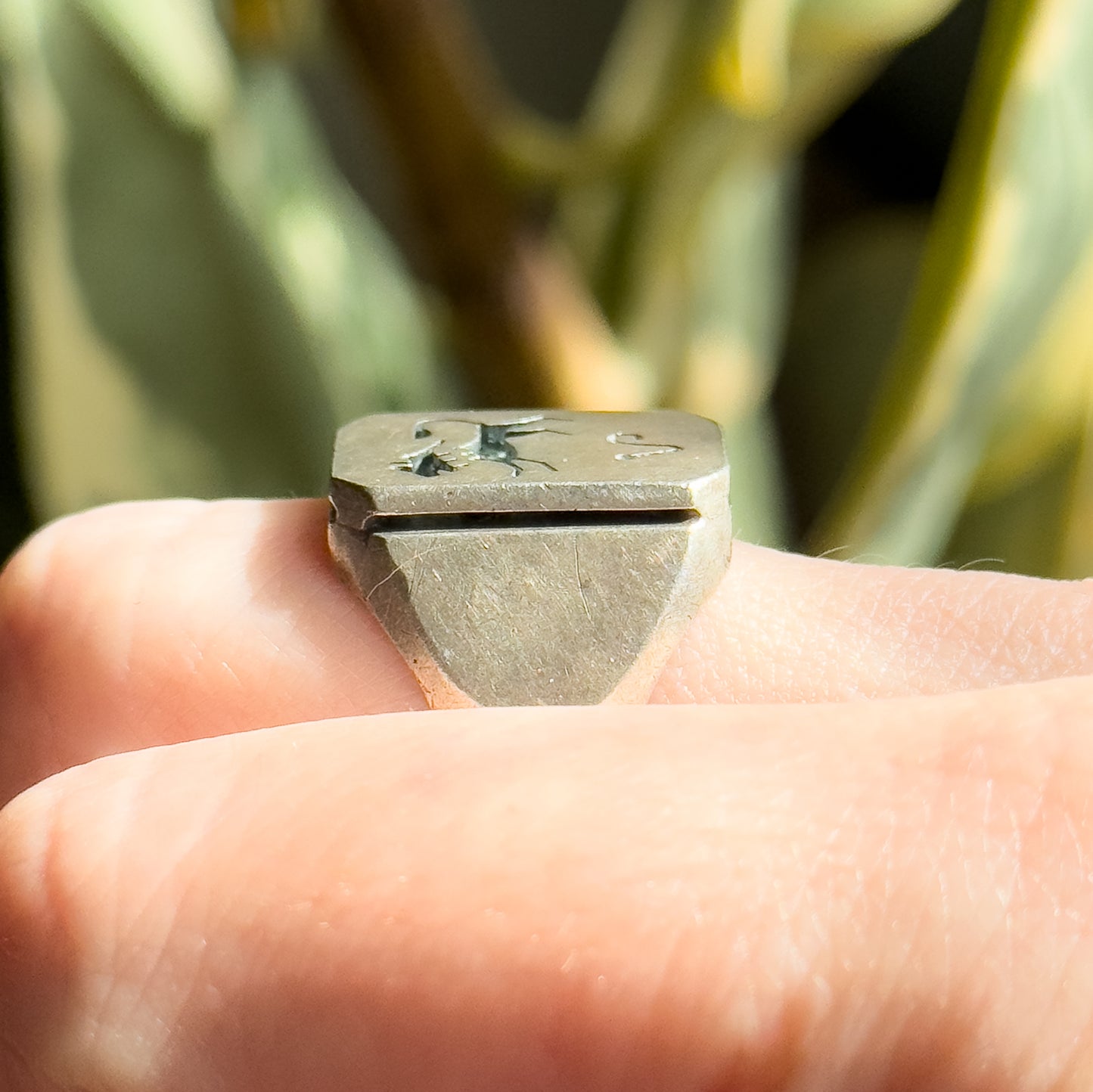 Vintage Leo Zodiac Signet in Sterling Silver