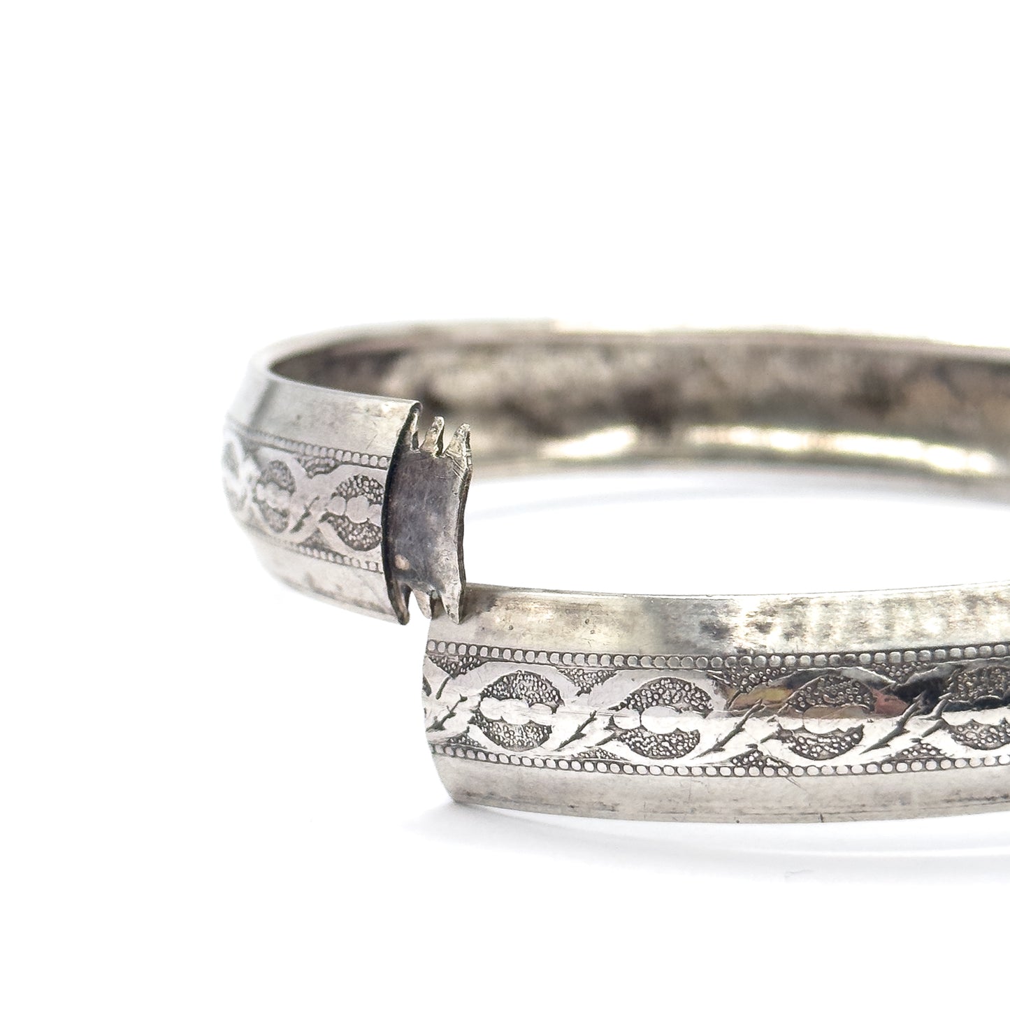 Vintage Beaucraft Sterling Bangle Bracelet