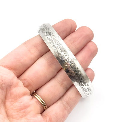 Vintage Beaucraft Sterling Bangle Bracelet