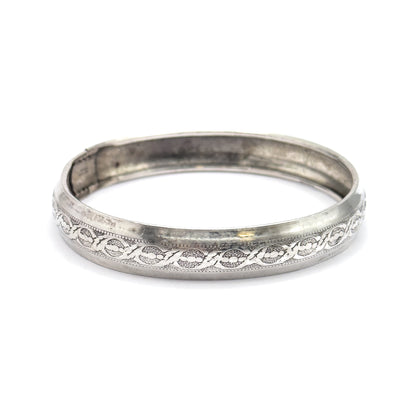 Vintage Beaucraft Sterling Bangle Bracelet