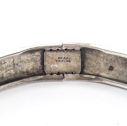 Vintage Beaucraft Sterling Bangle Bracelet