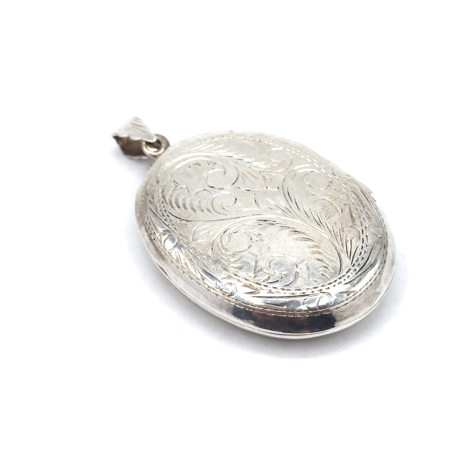 Vintage Victorian Revival Sterling Locket Pendant