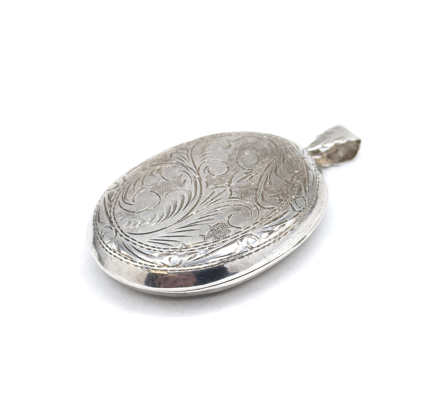 Vintage Victorian Revival Sterling Locket Pendant