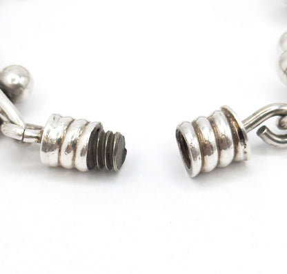Vintage Industrial hardware Bracelet in Sterling Silver