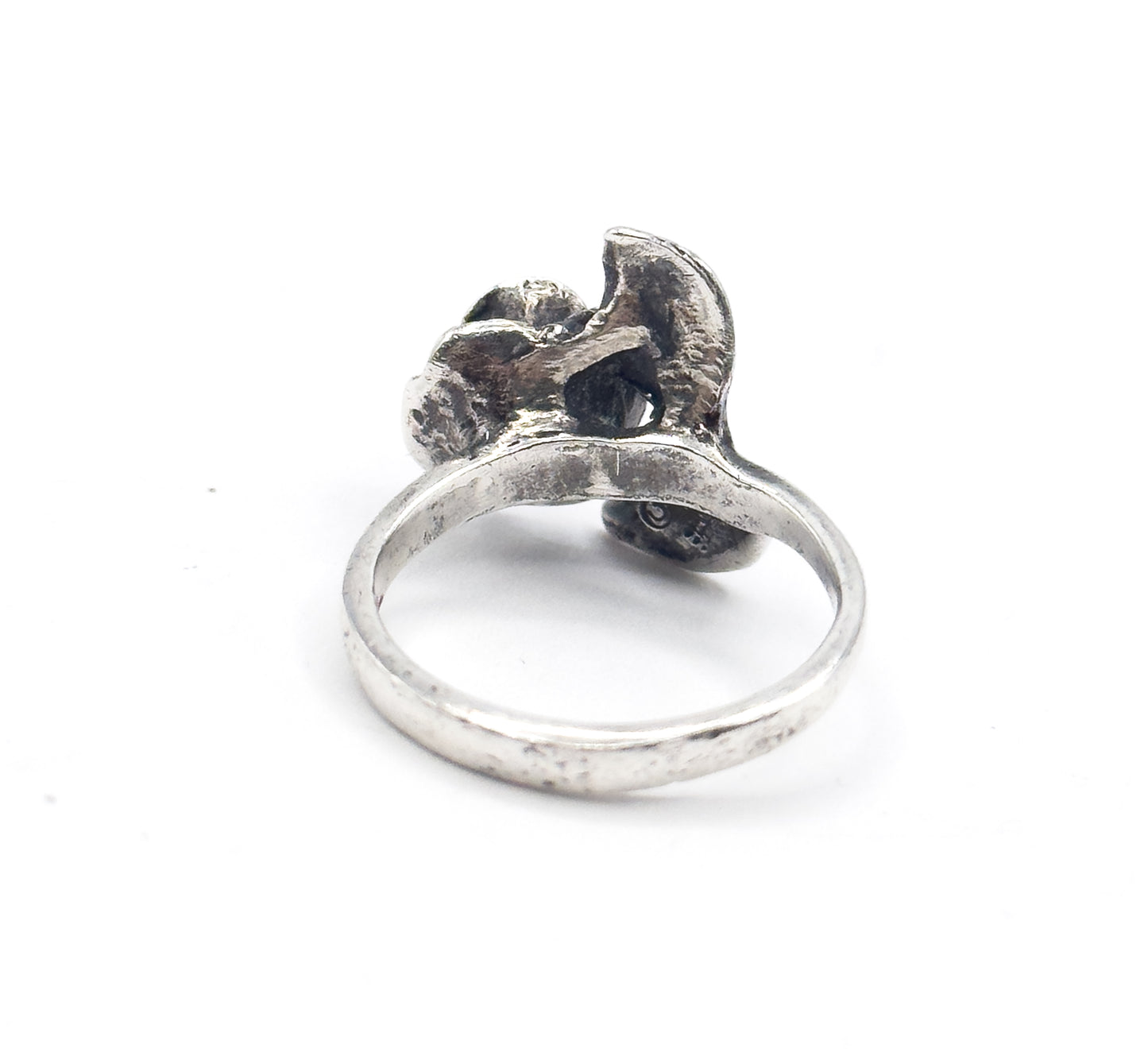 Vintage James Avery Rose Ring in Silver