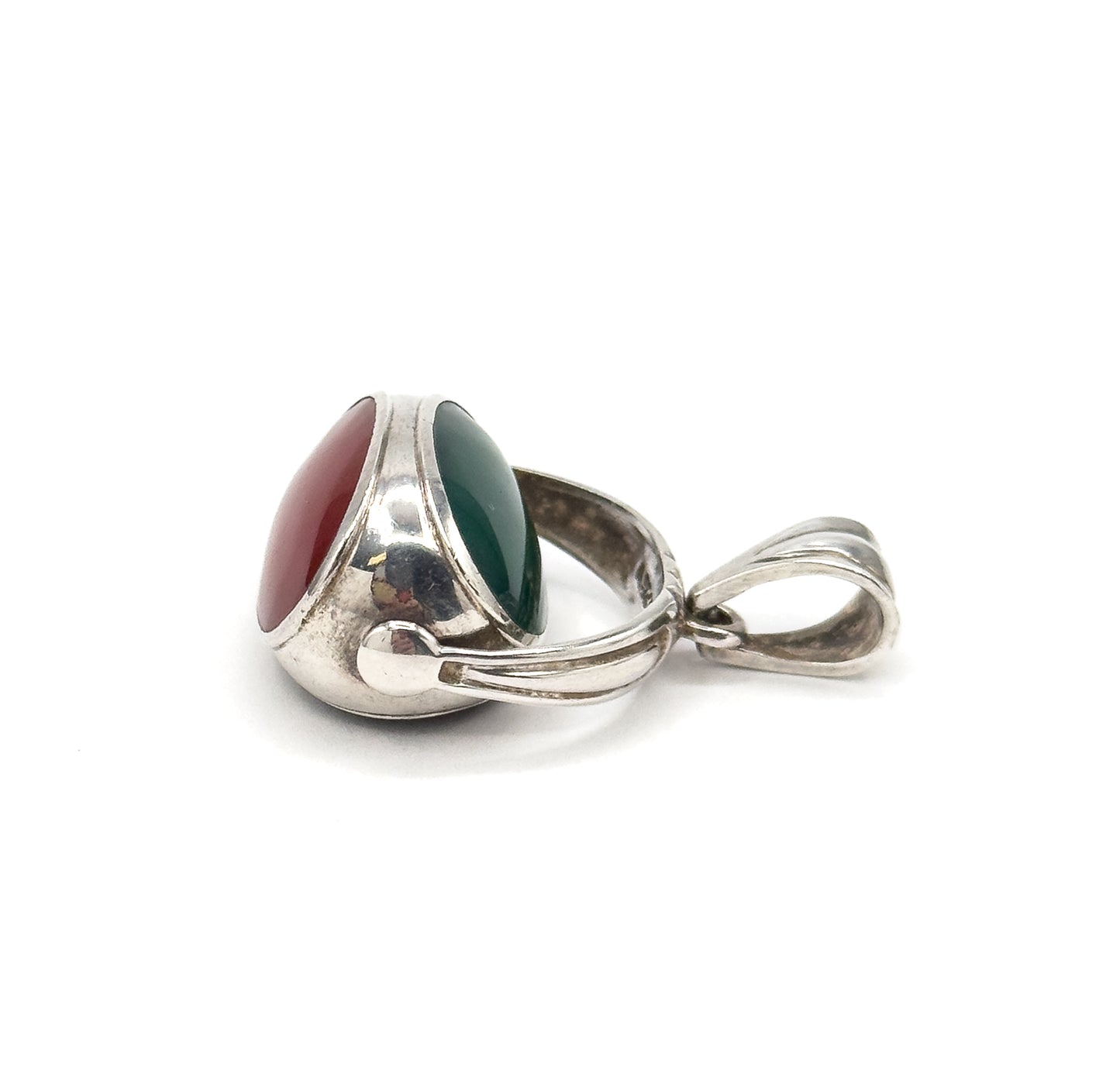 Vintage Victorian Revival Spinner Fob in Silver