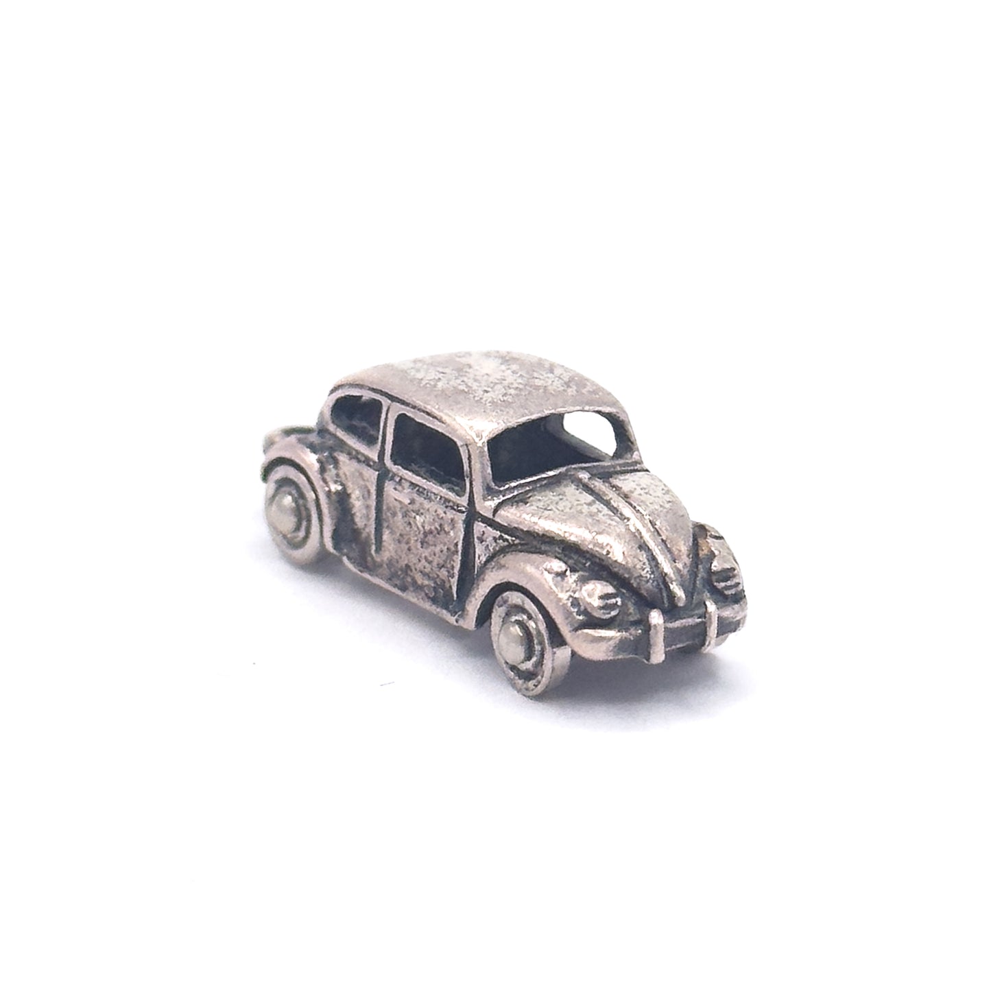Vintage VW beetle Charm in Silver