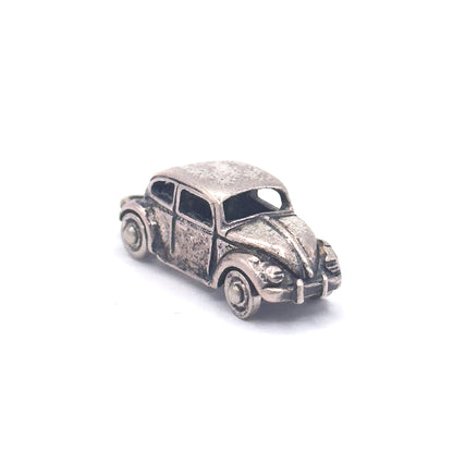 Vintage VW beetle Charm in Silver